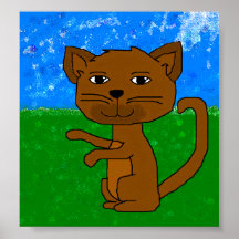 Kitty Cat Posters