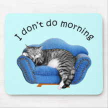 Kitty Cat Sleeping Mousepad