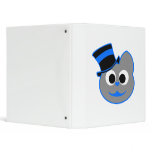 Kitty Cat Top Hat Blue - Grey