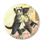 Kitty Cat Wedding magnets