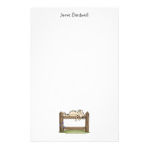 Kitty Cats · Kitty on Fence Customized Stationery