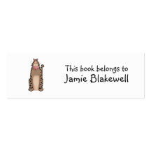 Kitty Cats · Tabby Cat with Red & White Bandana Business Cards
