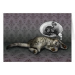 Kitty dreams of a fat dodo, card