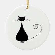 Kitty fantaisie noir 4 décoration de noël
