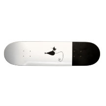 Kitty fantaisie noir 5 skateboards personnalisés