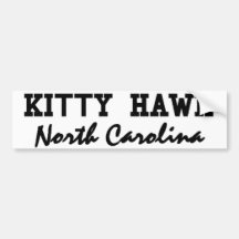 Kitty Hawk North Carolina Bumper Stickers