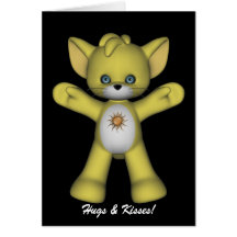 Kitty Hugs N Kisses Card