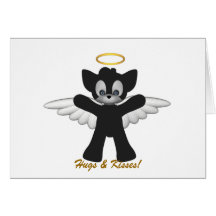 Kitty Hugs N Kisses Card