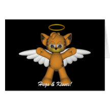Kitty Hugs N Kisses Card