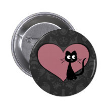 Kitty Kuro Love V Button