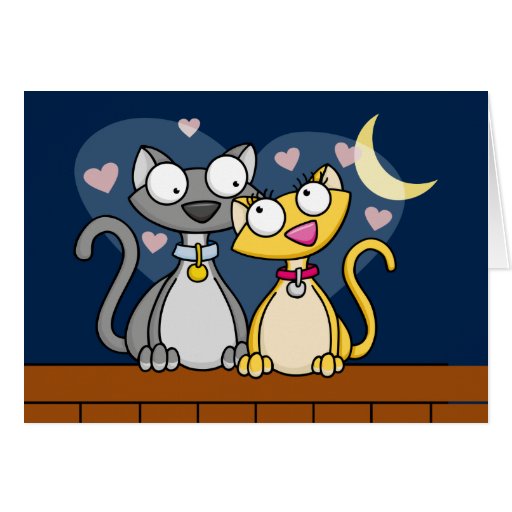 Kitty Love Greeting Card