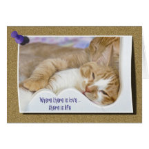 Kitty Love Greeting Card