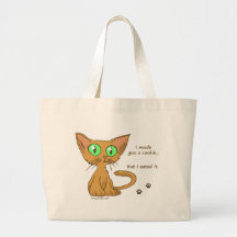 Kitty mignon a mangé votre biscuit sacs