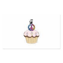 Kitty Peace Cupcake