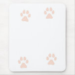 Kitty Pussy Cat Paw Prints Mousepads