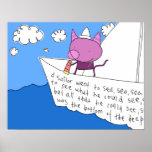 Kitty Sailor Poster