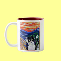 Kitty Scream Mug (Double) mugs