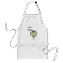 Kitty Stuck In Tree Aprons