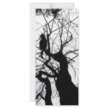 KITTY TREE SILHOUETTE B&W FULL COLOR RACK CARD