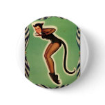 Kitty Woman Pinback Buttons