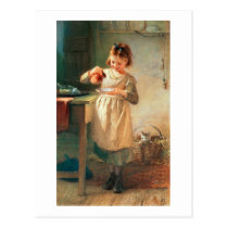 Kitty's Breakfast postcards
