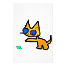 Kitty's New Toy Stationery Paper