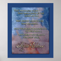 KIW Sparks: Salvadoran Bishop's Kyrie Print