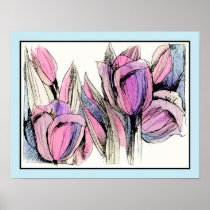 KIW Sparks: Watercolored Tulips
