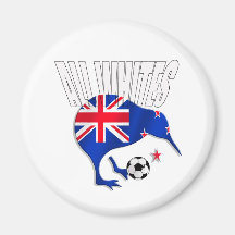 Kiwi All Whites logo shirts and gifts Refrigerator Magnet