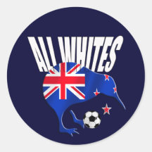 Kiwi All Whites logo shirts and gifts Stickers