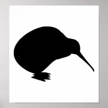 Kiwi bird New Zealand Poster