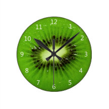 Kiwi Fruit - Round Wall Clock
