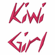 Kiwi Girl Embroidered Polo Shirt