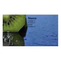 Kiwi Reflection Fruit Business Card business cards