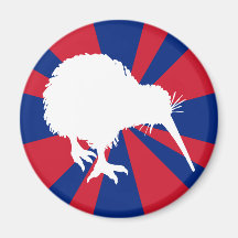 Kiwi Silhouette Magnets