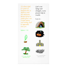 KJV faith as a mustard seed - Bible bookmark card Picture Card
