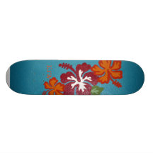 KJW Hibiscus skateboard