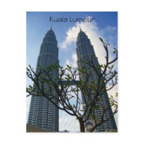 kl petronas post card