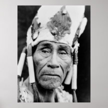 Klamath Headdress: 1920s Poster