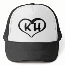 Klashing Hearts KH and heart hat