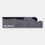 Klay World Black Glow Bumber Sticker Bumper Sticker