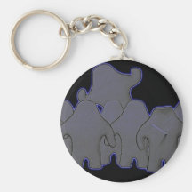 Klay World Dark Glowing Keychain