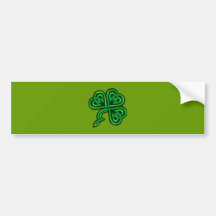 Kleeblatt shamrock auto aufkleber