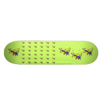 Kleines Flugzeug Personalisiertes Skateboard