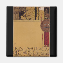 Klimt ~ first exhibition of Secession Magnets