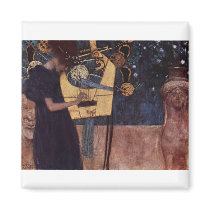 Klimt Gustav The Music Refrigerator Magnets