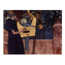Klimt Gustav The Music Post Cards