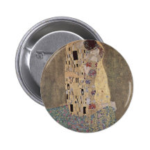 Klimt - le baiser badge