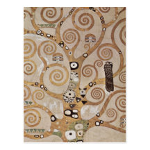 Klimt - Plant templates Stocletfries Post Card