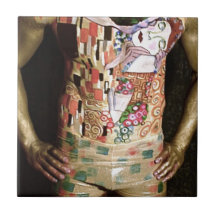 Klimt, The Kiss Ceramic Tile